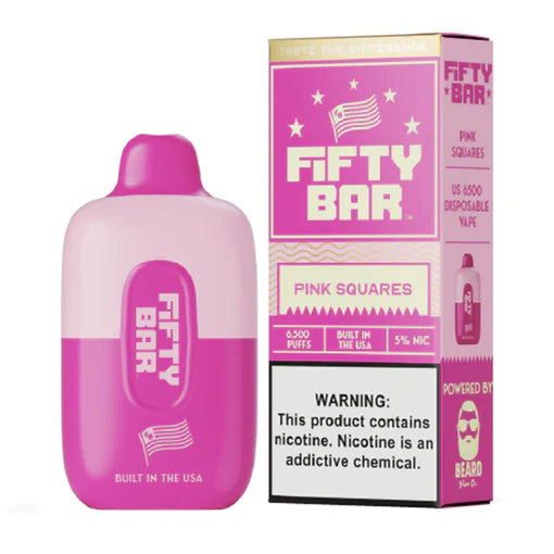 FIFTY BAR 5% 6500 PUFF DISPOSABLE 5CT