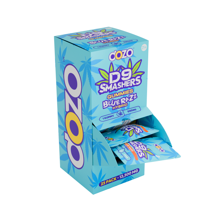 Dozo D9 Smashers Single Gummy, 500mg/25CT