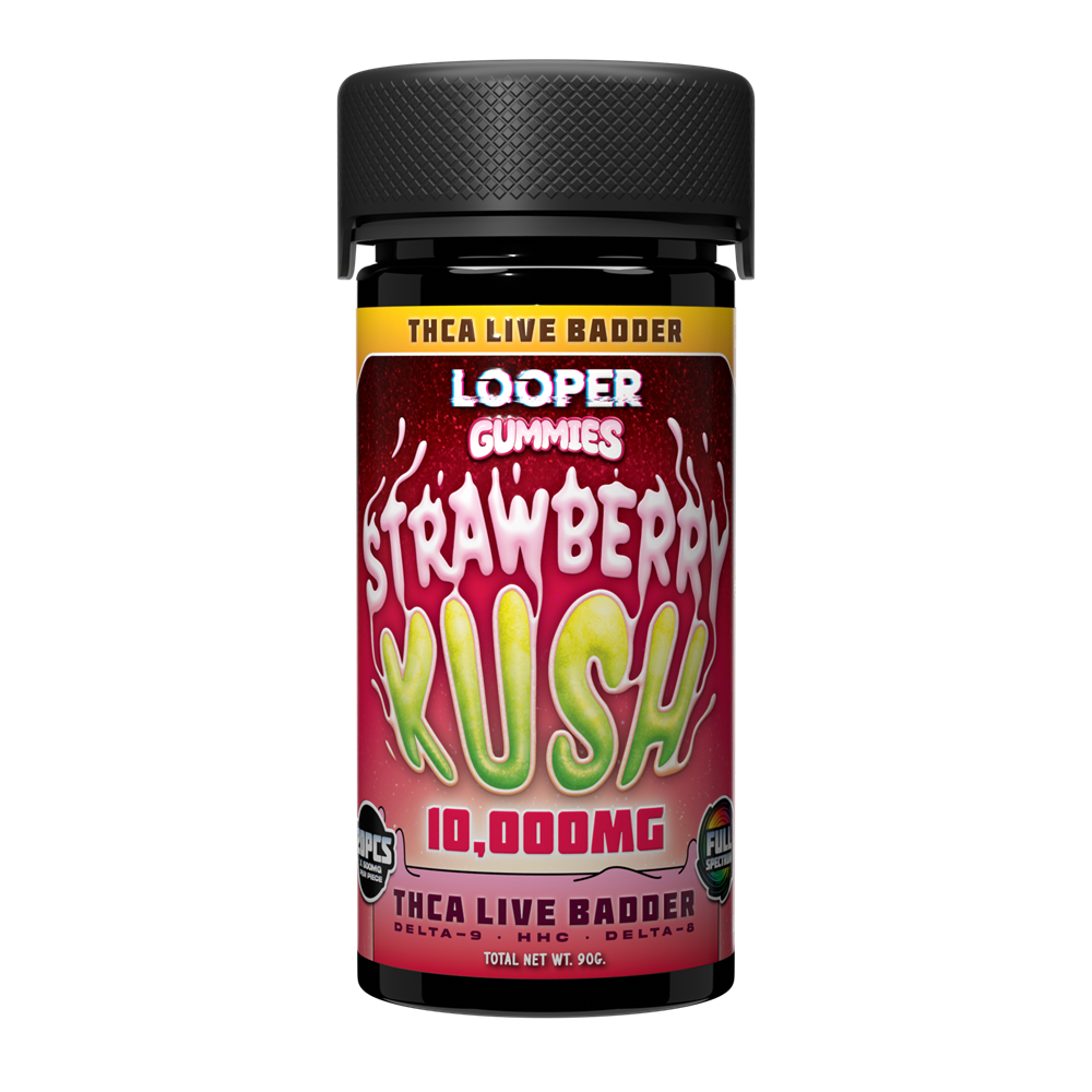 Looper THC-A Live Badder Gummies, 10000mg