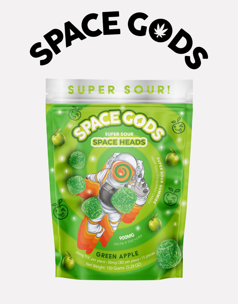 SPACE GODS SPACE GUMMIES THC/CBD 900MG